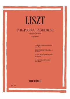 F. Liszt 19 Rapsodie Ungheresi: N.2 In Do Diesis Min. Piano