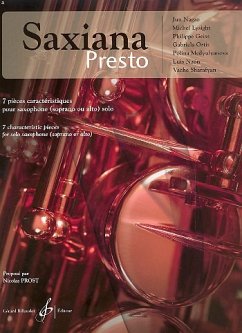 Cover Saxiana Presto pour saxophone alto (soprano)