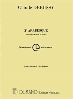 C. Debussy Arabesque N 2 Vlc-Piano (Leon Roques Violoncello O 2 Violoncelli E Pianoforte