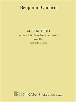 Cover 3 morceaux op.116,1 Allegretto pour flűte et piano
