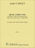 Messe ŕ 3 voix de femmes a cappella partition (avec piano pour répétition)