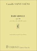 Barcarolle op.108 pour violon, alto, violoncelle et piano parties