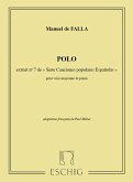 Polo pour voix moyenne et piano partition (sp/fr)