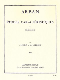 Cover Etudes caracteristiques pour trombone