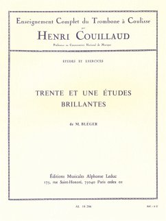 Cover 31 études brillantes pour trombone a culisse