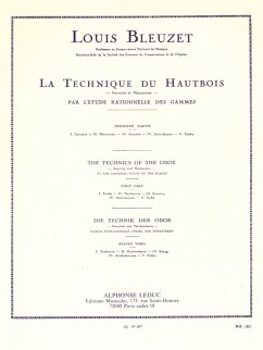 Cover La technique du hautbois vol.1 Gammes, mechanisme, sonorité, articulations, trilles