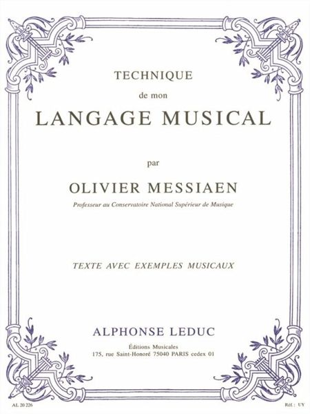 Technique de mon langage musical texte avec exemples musicaux