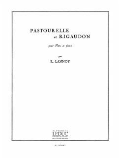 Cover Pastourelle et rigaudon pour flűte et piano