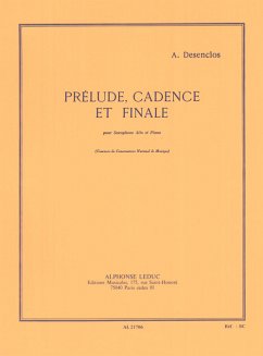 Cover Prelude, candence et finale pour saxophone alto et piano