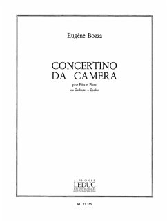 Cover CONCERTINO DA CAMERA POUR FLUET ET PIANO (OU ORCHESTRE A CORDES)