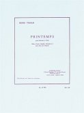 Printemps pour flute et piccolo, hautbois, clarinette, saxophone alto, cor, basson partition et parties