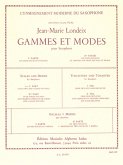 Gammes et modes vol.1 pour saxophone (sur 2 octaves et demie) (fr/en/dt/sp)