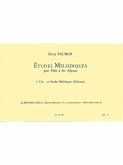 Etudes melodiques vol.1 20 etudes pour flute a bec soprano (debutants)