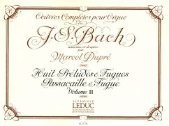 Cover oeuvres complčtes pour orgue vol.2 8 préludes et fugues