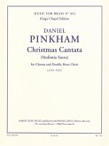 Christmas Cantata for mixed chorus and brass ensemble score and instrumental parts