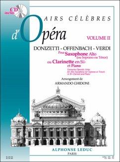 Cover Airs celebres d'operas vol.2 (+CD) pour saxophone (a,s ou t) ou clarinette en sib et piano