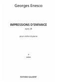 Impressions d'enfance pour violon et piano