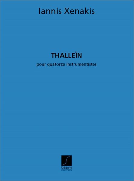 Thallein pour 14 instrumentistes partition