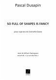 So full of Shapes is fancy pour soprano et clarinette basse partition