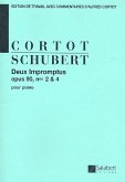 2 impromptus op.90 nos.2+4 pour piano