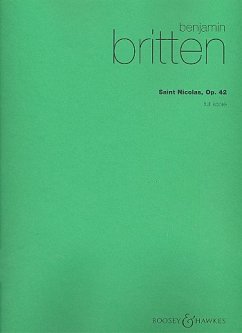 SAINT NICOLAS CANTATA FOR TENOR SOLO, FOUR BOYS' VOICES, FEMALE FULL SCORE SCORE (EN)