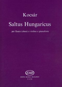 Cover Saltus hungaricus for flute (oboe/violin) and piano score et parts