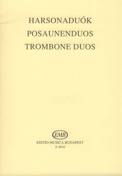 Posaunenduos Perlaki, Jozsef, ed Partitur Posaunenduos Perlaki, Jozsef, ed Partitur