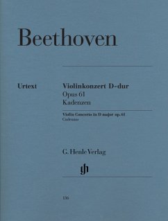 Cover Kadenzen zum Violinkonzert D-dur Opus 61