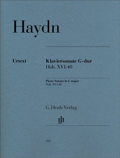 Cover Klaviersonate G-dur Hob. XVI:40