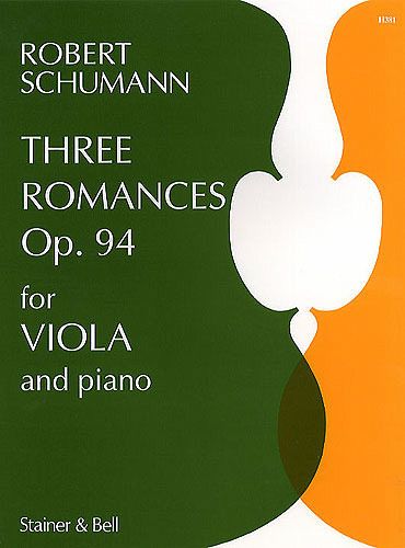 3 Romances op.94 for viola and piano