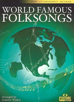 Cover World famous Folk Songs for recorder piano accompaniment