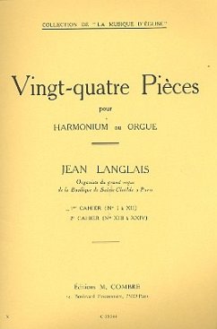 24 pičces vol.1 (nos.1-12) pour harmonium (orgue)