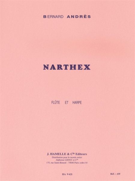Narthex pour flűte et harpe