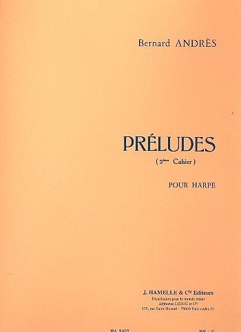 Préludes vol.2 (nos.6-10) pour harpe Préludes vol.2 (nos.6-10) pour harpe