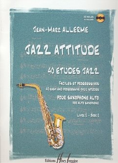 Cover Jazz attitude vol.2 (+CD) pour alto saxophone 40 études jazz faciles et progressives