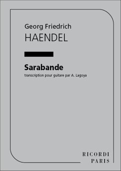 Cover Sarabande für Gitarre