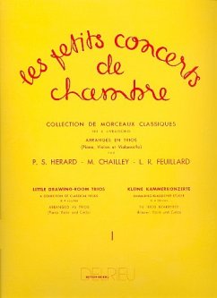 Cover Les petits concerts de chambre vol.1 pour piano, violon et violoncelle