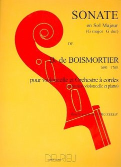 Cover Sonate sol majeur pour violoncelle et piano