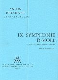 Sinfonie d-Moll Nr.9 (1.Satz, Scherzo und Trio, Adagio) kritischer Bericht