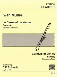 Cover Fantasie über Carnaval de Venise für Klarinette und Klavier