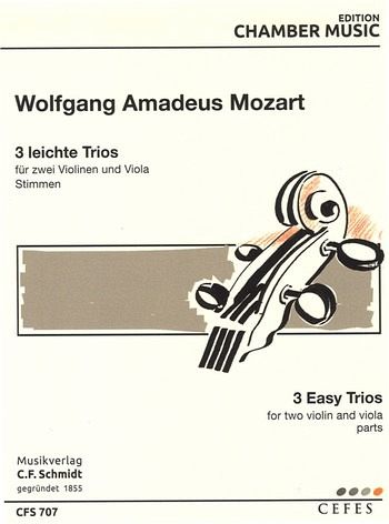 3 leichte Trios für 2 Violinen und Viola Stimmen