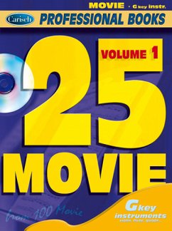 Cover 25 Movie vol.1 (+CD): for g key instruments (flute, violin, guitar)