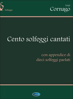 Cover L. Cornago, Solfeggi Cantati (100) Alle Instrumente Buch