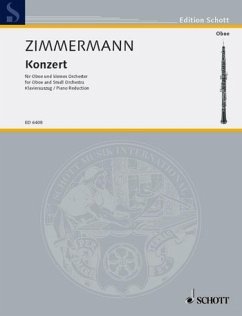 Cover Konzert für Oboe und kleines Orchester für Oboe und Klavier (1952)