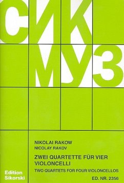 Cover 2 Quartette für 4 Celli Stimmen