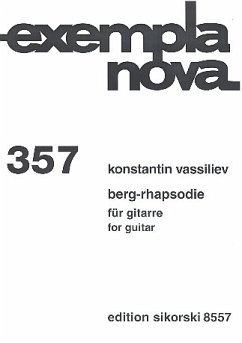 Cover Berg-Rhapsodie für Gitarre