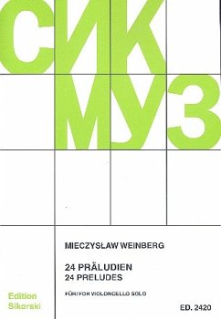 Cover 24 Präludien op.100 für Violoncello