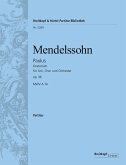 Paulus op.36 für Soli, Chor und Orchester Partitur