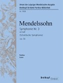 Sinfonie a-Moll Nr.3 op.56 für Orchester Partitur