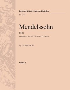 Cover Elias op.70 für Soli, Chor und Orchester Violine 2